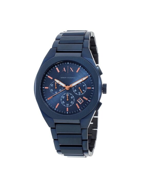 NWT Armani Exchange Sync Chronograph Quartz Blue Dial Men\'s Watch main image 3